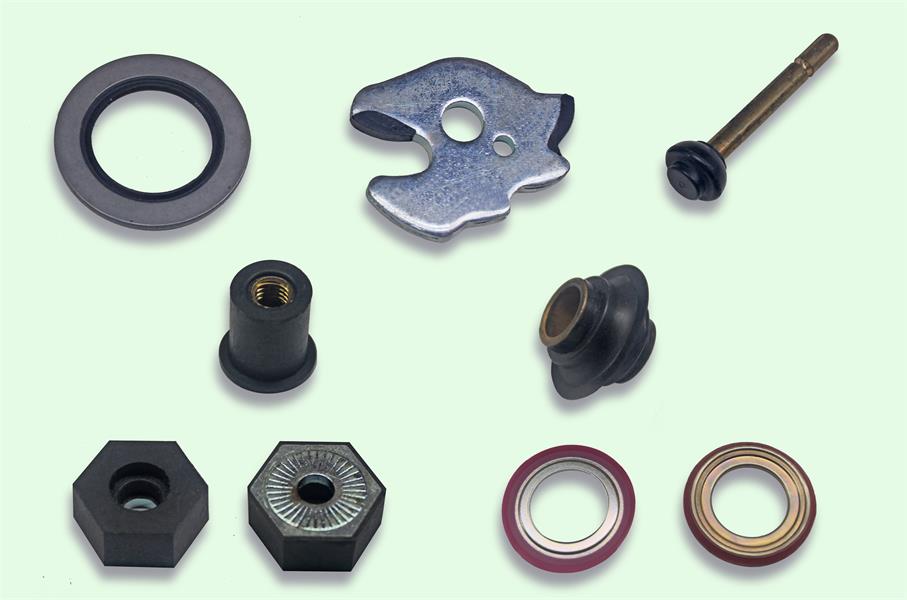 Rubber metal parts